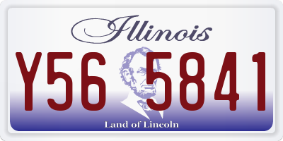 IL license plate Y565841