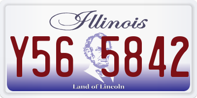 IL license plate Y565842
