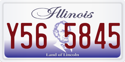 IL license plate Y565845
