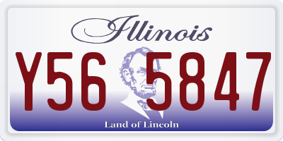 IL license plate Y565847