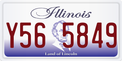 IL license plate Y565849