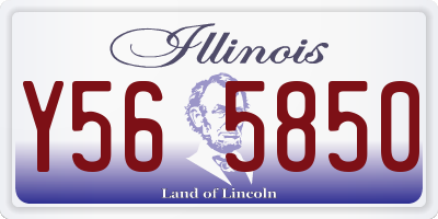 IL license plate Y565850