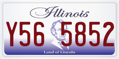 IL license plate Y565852
