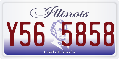 IL license plate Y565858