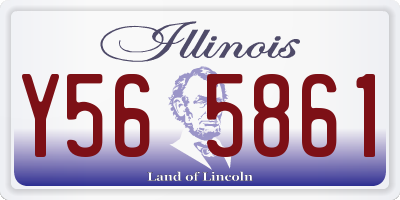 IL license plate Y565861