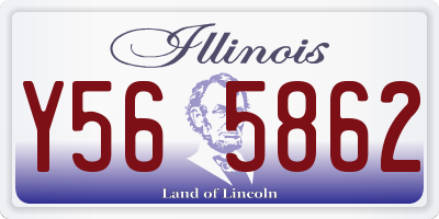 IL license plate Y565862