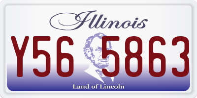 IL license plate Y565863