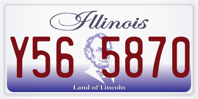 IL license plate Y565870