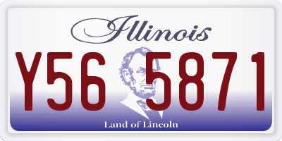 IL license plate Y565871