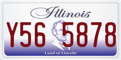 IL license plate Y565878