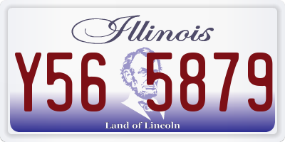 IL license plate Y565879