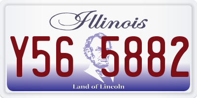 IL license plate Y565882