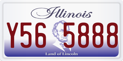 IL license plate Y565888