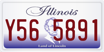 IL license plate Y565891