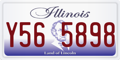 IL license plate Y565898