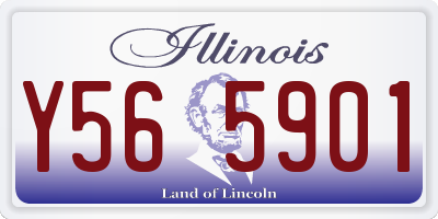 IL license plate Y565901