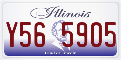 IL license plate Y565905