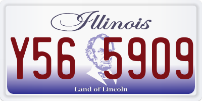 IL license plate Y565909