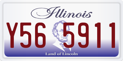 IL license plate Y565911