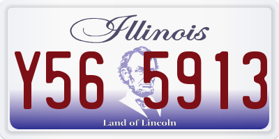 IL license plate Y565913