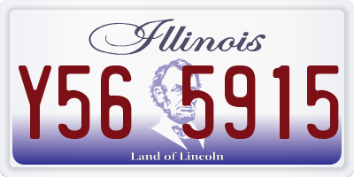 IL license plate Y565915