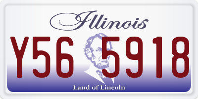 IL license plate Y565918