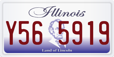 IL license plate Y565919