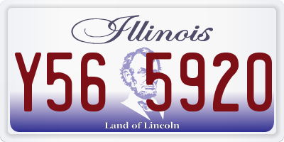 IL license plate Y565920