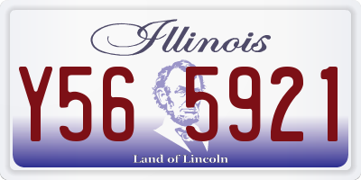 IL license plate Y565921