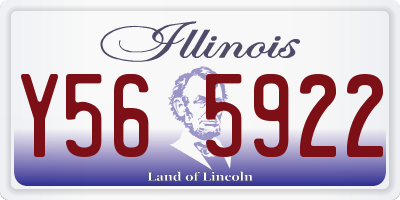 IL license plate Y565922