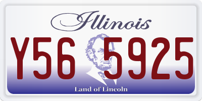 IL license plate Y565925