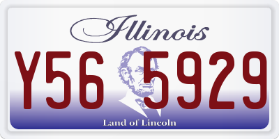 IL license plate Y565929