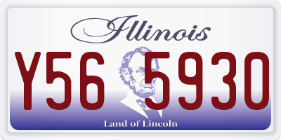 IL license plate Y565930