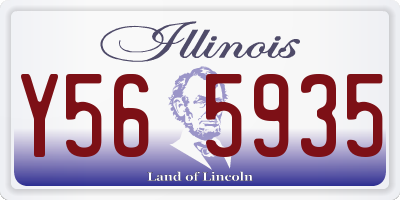 IL license plate Y565935