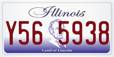 IL license plate Y565938