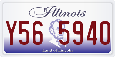 IL license plate Y565940
