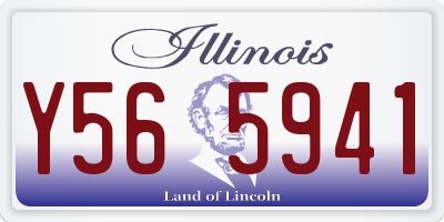 IL license plate Y565941