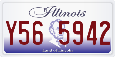 IL license plate Y565942