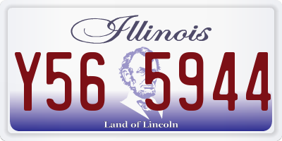 IL license plate Y565944