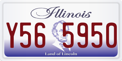 IL license plate Y565950