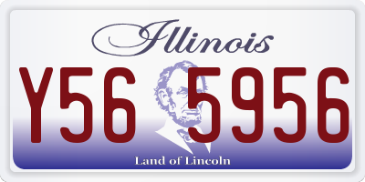 IL license plate Y565956