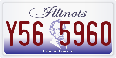 IL license plate Y565960