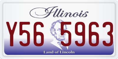 IL license plate Y565963