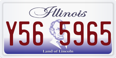 IL license plate Y565965