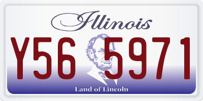 IL license plate Y565971