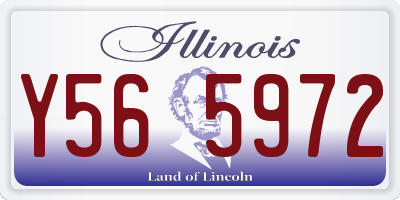IL license plate Y565972