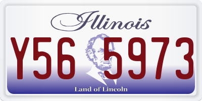 IL license plate Y565973