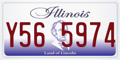 IL license plate Y565974