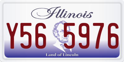 IL license plate Y565976