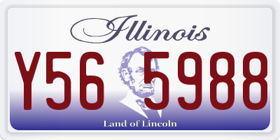 IL license plate Y565988